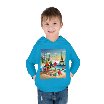 Crab Architect Toddler Pullover Fleece Hoodie