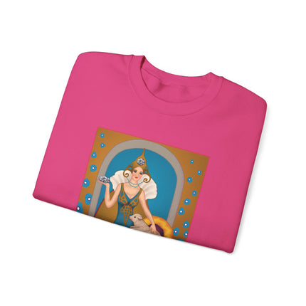 April & Diamond (from the Gem Series) by Sofia Chiostri Heavy Blend™ Crewneck Sweatshirt