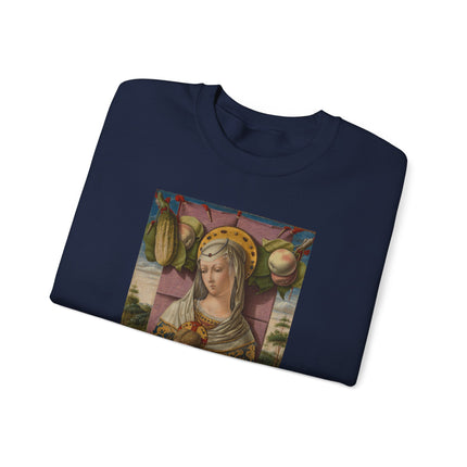 Madonna and Child by Carlo Crivelli Heavy Blend™ Crewneck Sweatshirt