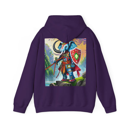 Cyberpunk Elephant – Heavy Blend™ Hooded Sweatshirt