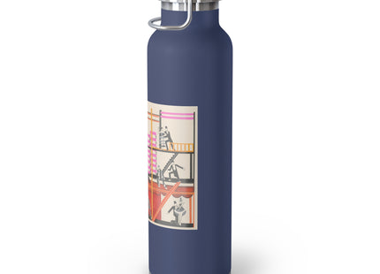 Maquettes de Théatre 4 by Alexandra Exter Copper Vacuum Insulated Bottle, 22oz