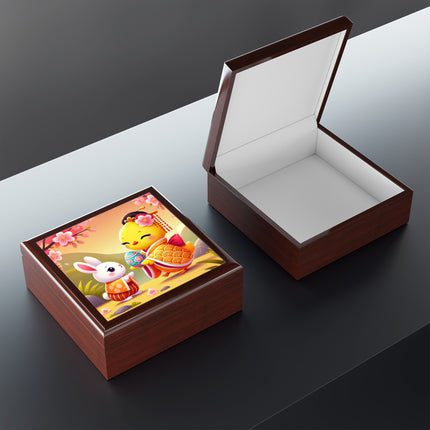 Whimsical Springtime Exchange Jewelry Box