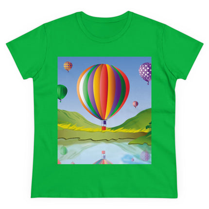 Colorful Heights Women's Midweight Cotton Tee