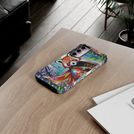 Cybernetic Red Panda Phone Cases