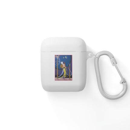 Smoke and Secrets: A Glamorous Encounter in Prohibition Era AirPods Case