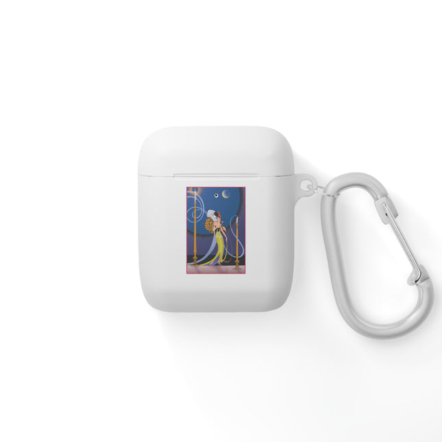 Smoke and Secrets: A Glamorous Encounter in Prohibition Era AirPods Case