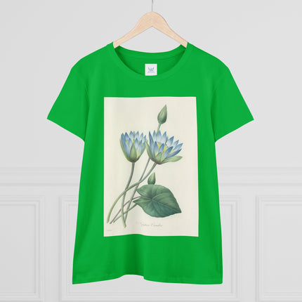 Choix des plus belles fleurs, Plate 055 by Pierre Joseph Redouté  Women's Midweight Cotton Tee