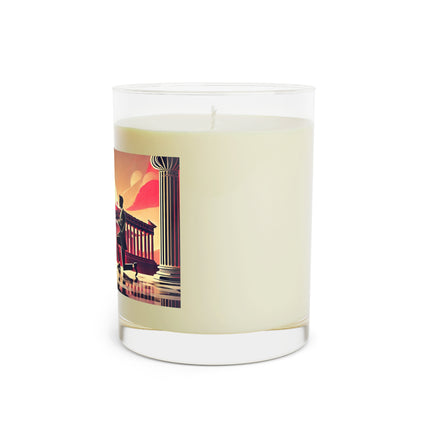 Art Deco Valentine's Romance Scented Candle - Full Glass, 11oz