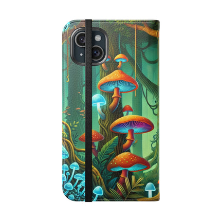 🐅🌿 Silent Stripes Flip Case – Stealth, Grace & Enchanted Forest