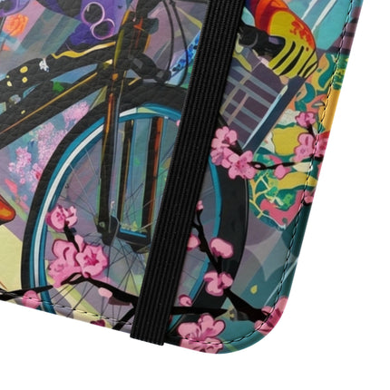 🐸🚵 Cyberpunk Frog Flip Case – High-Tech Adventure & Neon Velocity