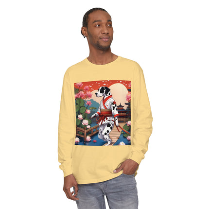 Doberman of the Rising Sun Long Sleeve T-Shirt