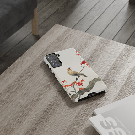 Japanese Bird on Maple by Ohara Koson Phone Cases