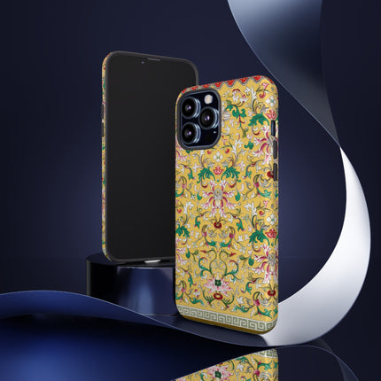 Yellow Botanical Pattern by Owen Jones Phone Cases