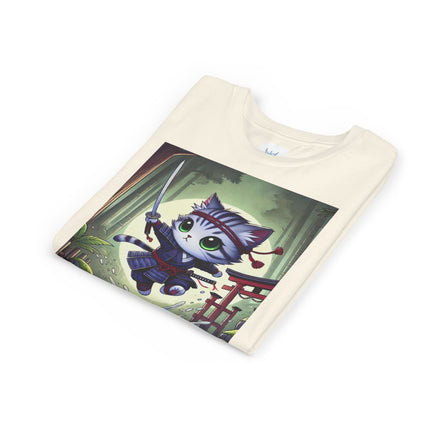 Moonlit Samurai Kitty Youth Short Sleeve Tee