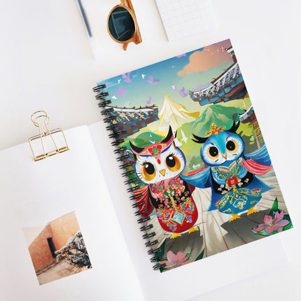 Twirling Talons Spiral Notebook - Ruled Line