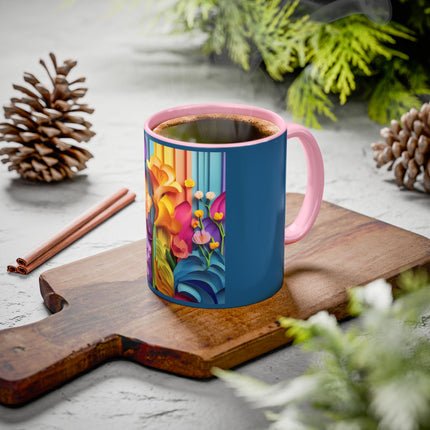 The Graceful Freesia Colorful Mugs (11oz, 15oz)