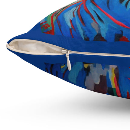 A Mulher by Amadeo de Souza-Carosa Spun Polyester Square Pillow