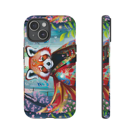 Cybernetic Red Panda Phone Cases