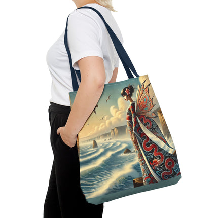 The Coastal Fairy Tote Bag – Serene Grace & Oceanic Magic