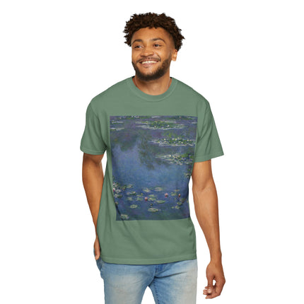 Water Lilies by Claude Monet Unisex Garment-Dyed T-shirt