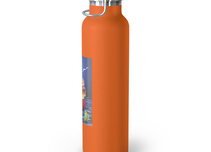 Embarking on a Moonlit Journey Copper Vacuum Insulated Bottle, 22oz