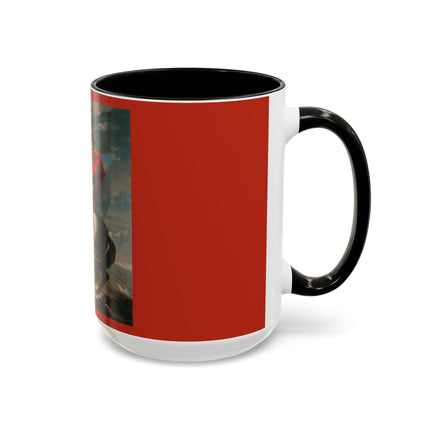 Napoleon Crossing the Alps by Jacques-Louis David Colorful Mugs (11oz, 15oz)
