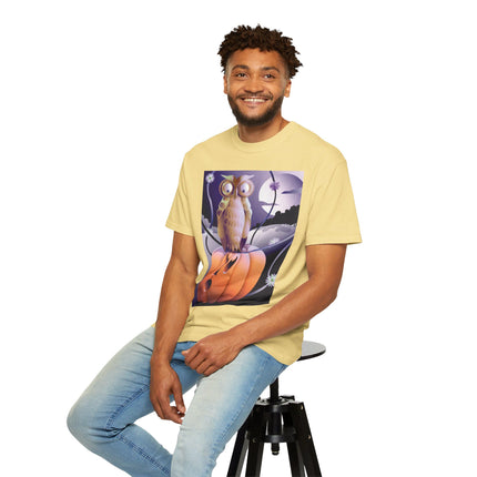 The Startled Pumpkin Unisex Garment-Dyed T-shirt