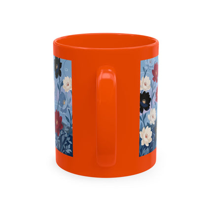 💌🌺 The Lady Of The Scattered Love Letters Ceramic Mug – Art Deco Romantic Elegance