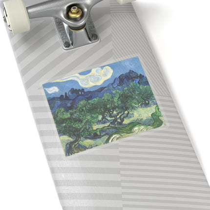 Olive Trees by Vincent Van Gogh Kiss-Cut Stickers (4 Sizes)