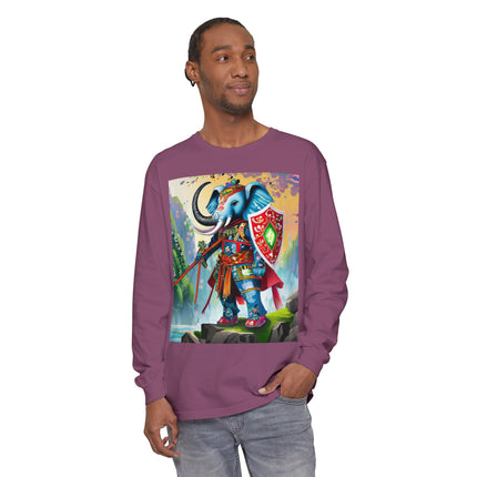 Cyberpunk Elephant Long Sleeve T-Shirt