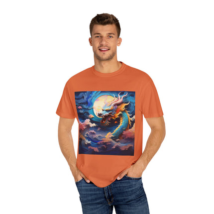 A Dragon's Ascent Unisex Garment-Dyed T-shirt