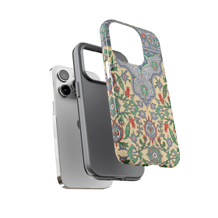 Arabic Art Pattern, Plate by Emile Prisse d’Avennes Phone Cases