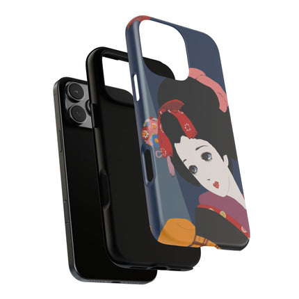 Geisha Portrait Phone Case – Elegant Beauty & Timeless Grace