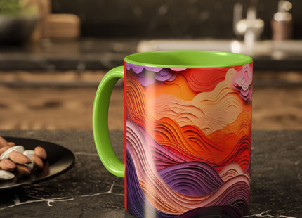 Dramatic Sunset Sky Colorful Mugs (11oz, 15oz)