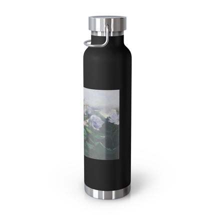 Water Lilies by Karl Hagemeister Copper Vacuum Insulated Bottle, 22oz