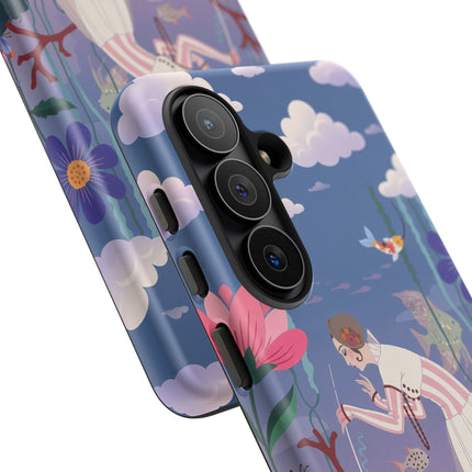 🐠🌸 The Enchanted Aquarium Garden Phone Case – Art Deco Underwater Fantasy