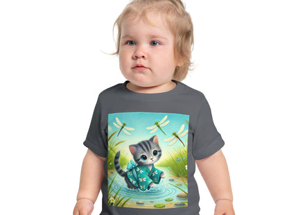 Kitten by the Still Waters Baby Short Sleeve T-Shirt