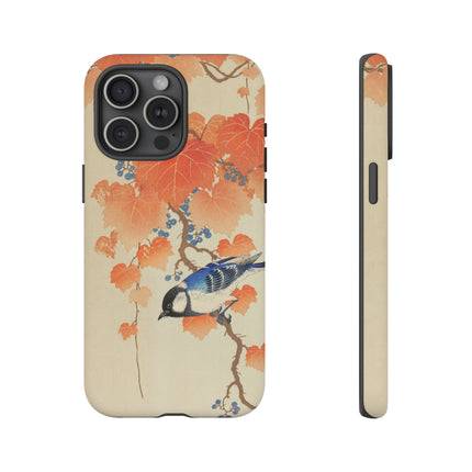 Japanese Bird and Branch by Ohara Koson Phone Cases