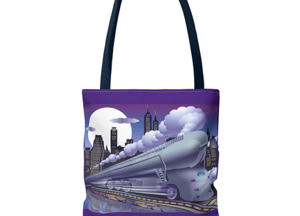 The Art Deco Bullet Train Tote Bag (AOP)