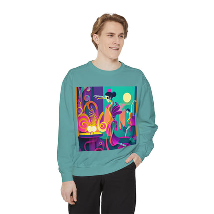 Dance of the Skeleton Ballerinas Unisex Garment-Dyed Sweatshirt