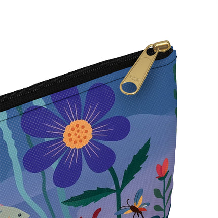 🐠🌸 The Enchanted Aquarium Garden Accessory Pouch – Art Deco Underwater Fantasy