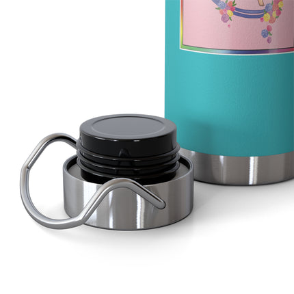 A Playful Fairy Jumps Rope Copper Vacuum Insulated Bottle, 22 oz