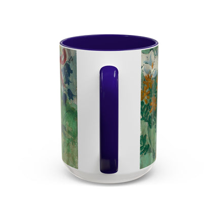 Flowers by August Babberger Colorful Mugs (11oz, 15oz)