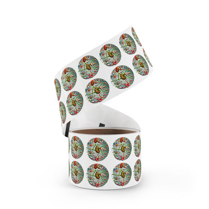 Christmas Ballet of the Absurd Round Sticker Label Rolls