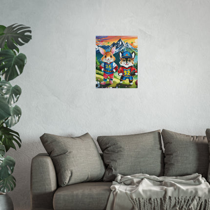 Animal Athletes Fine Art Posters