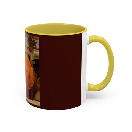 Flaming June by Frederic Leighton Colorful Mugs (11oz, 15oz)