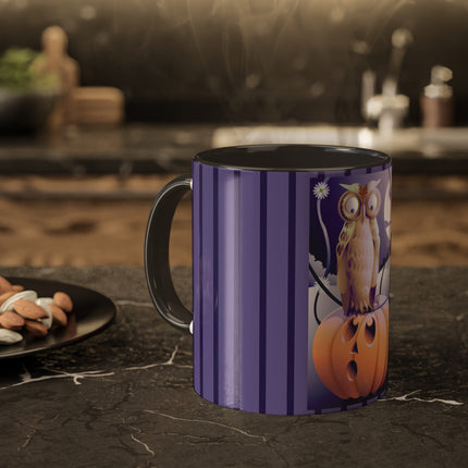 The Startled Pumpkin Colorful Mugs, 11oz