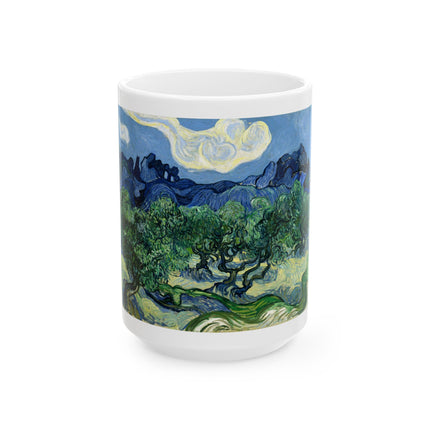 Olive Trees by Vincent Van Gogh Ceramic Mug, (11oz, 15oz)