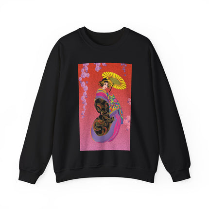 Enchanting Geisha Heavy Blend™ Crewneck Sweatshirt