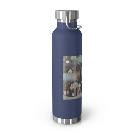 A Bar at the Folies-Bergère by Edouard Manet Copper Vacuum Insulated Bottle, 22oz